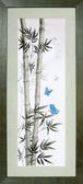 Набір для вишивання хрестиком Метелики в стеблах бамбука, 19x60 см