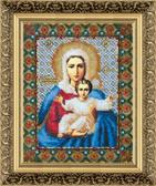 Набір для вишивання бісером Ікона Божої Матері 16x20.5 см