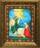 Набір для вишивання бісером Ікона Благовіщення Пресвятої Богородиці 27.3x36.2 см