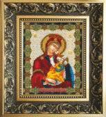 Набір для вишивання бісером Ікона Божої Матері Вгамуй моя печалі 17.2x20.9 см Чарівна Мить 105639