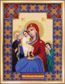 Набір для вишивання бісером Ікона Божої Матері Трьох радостей 26x34.2 см Чарівна Мить 105740