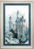 Набір для вишивання хрестиком Замок зимовий, 36.5x60.5 см Чарівна Мить 1028046
