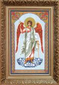 Набір для вишивання хрестиком Ікона Ангел Хранитель, 22x37 см Чарівна Мить 6329