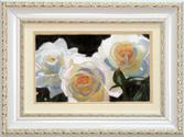 Набір для вишивання хрестиком Білі троянди 19.5x12 см