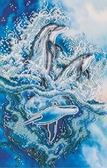 Набір для вишивання бісером Розсікаючи хвилі, 32х21 см Abris Art ( Україна ) AB578