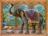 Алмазна вишивка Індійський слон, 50х40 см (квадратні, повна) тм Алмазна Мозаїка ( Україна ) DM-188