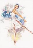 Набір для вишивання хрестиком Балерина, 41x52 см (часткова зашивка, лічильний хрест) LanArte 1062087