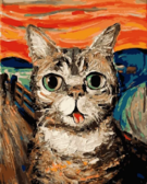 Картина по номерам Кіт Мунка 40 х 50 см