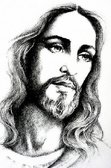 Алмазна вишивка ікона Ісус Христос 40x60 см, квадратне каміння, повна