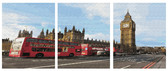 Картина-триптих по номерам Триптих. Лондон (3 частини по 40х50 см) Нікітошка PX5295