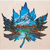 Набір для вишивання бісером Прохолода Банфа з дерев'яною рамкою 29,7 х29, 7 см