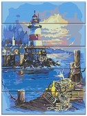 Картина по номерам Світло маяка 30х40 см (дерев'яна основа)