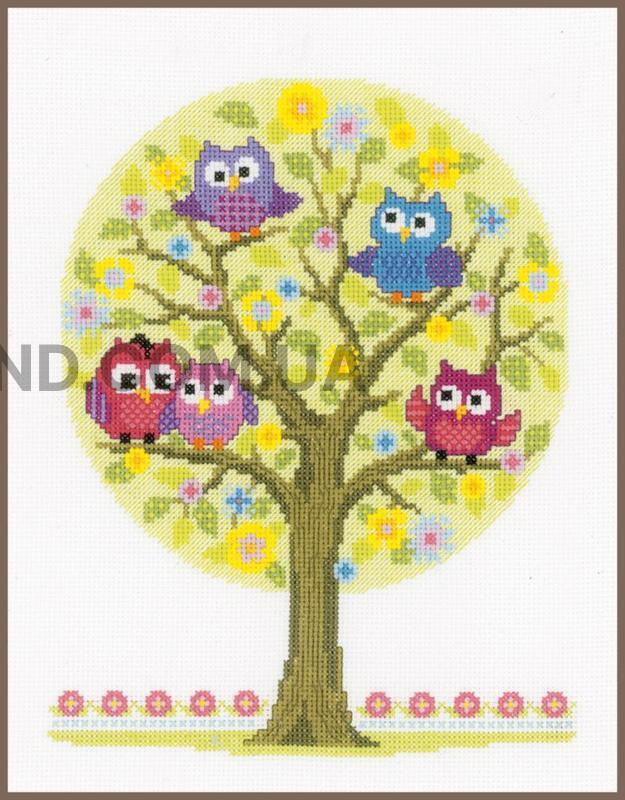  Little owls tree   () 23x30