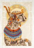 Набір для вишивання хрестиком Легенди Єгипту - Кішка 31x44.5 см (часткова зашивка)