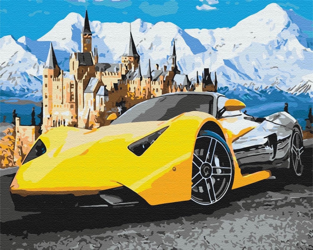 ������� �� ������� Lamborghini � ����� 40x50 ��