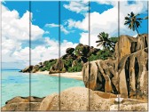 Картина по номерам В раю 30х40 см (дерев'яна основа)