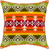 Набір для вишивання подушки Гватемала 40×40 см (страмін) напівхрест, лицьова сторона