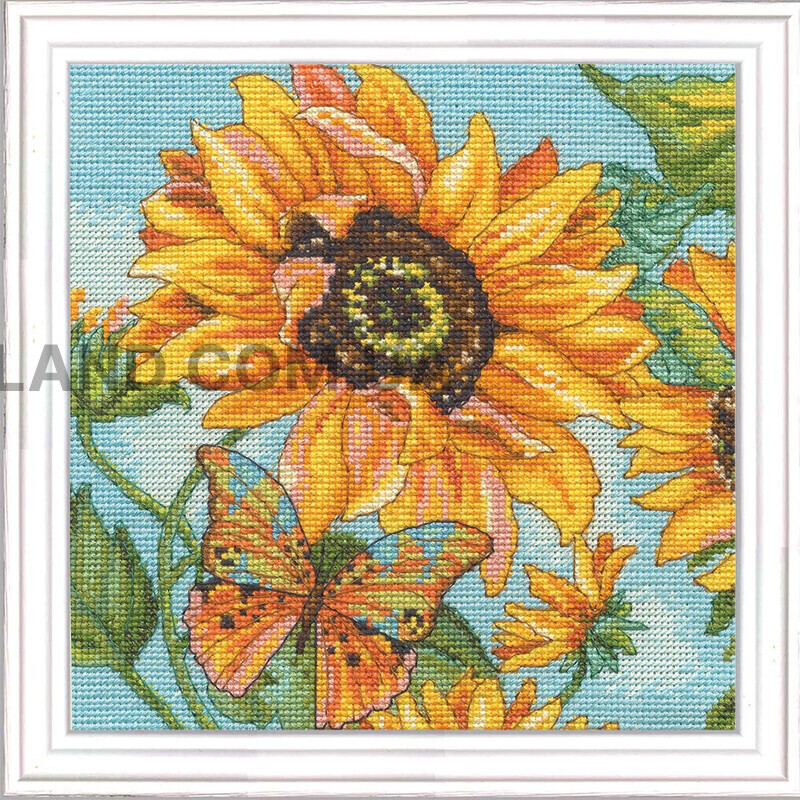       Sunflower garden 1515  (  Aida 18,   )