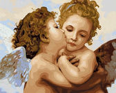 Картина по номерам Поцілунок ангела, 40х50см