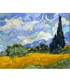 Картина по номерам Пшеничне поле з кипарисами, худ. Вінсент ван Гог 40х50см