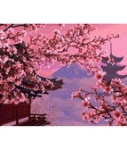 Картина по номерам Японський краєвид, 40х50см