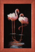 Наборы для валяния Набір для валяння картини В-89 Ніжно-рожеве кохання