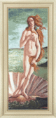 Набір для вишивання нитками та бісером Народження Венери (фрагмент), 31.6x80.5 см