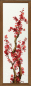 Набір для вишивання нитками та бісером Червона сакура, 20x61 см