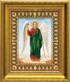 Набір для вишивання бісером Ікона Ангела Охоронця 24.5x30.5 см