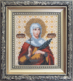 Набір для вишивання бісером Ікона свята мучениця Тетяна 9x11 см
