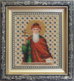 Набір для вишивання бісером Ікона святий рівноапостольний князь Володимир 9x11 см