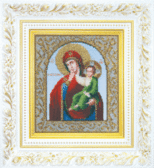 Набір для вишивання бісером Ікона Божої Матері Втіха 18x21 см