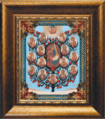 Набір для вишивання бісером Ікона Божої Матері Древо Пресвятої Богородиці 27.2x34 см