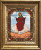 Набір для вишивання бісером Ікона Божої Матері Спорителька Хлібів 18x23 см