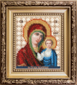 Набір для вишивання бісером Ікона Божої Матері Казанська 9x11 см