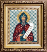 Набір для вишивання бісером Ікона святий рівноапостольний Кирило 9x11 см