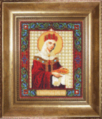Набір для вишивання бісером Ікона свята рівноапостольна цариця Олена 18.5x22.5 см