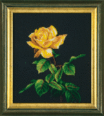 Набір для вишивання бісером Золота троянда, 23x27 см