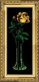 Набір для вишивання хрестиком  №129 Жовта троянда