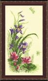 Набір для вишивання хрестиком Триптих 3-я частина Польові квіти, 22x41 см