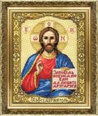 Набір для вишивання хрестиком Ікона Господа Ісуса Христа, 21x26.5 см