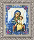 Набір для вишивання хрестиком Ікона Божої Матері Нев'янучий Колір, 21x26 см