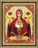 Набір для вишивання хрестиком Ікона Пресвятої Богородиці Невпина Чаша, 21x26.5 см Чарівна Мить 1011820