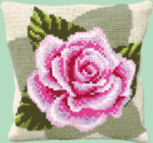 Набір для вишивання подушки Троянда, 40х40см