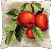Набір для вишивання подушки Райське яблучко, 40х40см