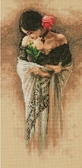 Набір для вишивання хрестиком Троянда 17.7 x 35.5 см ( канва Aida 14 )
