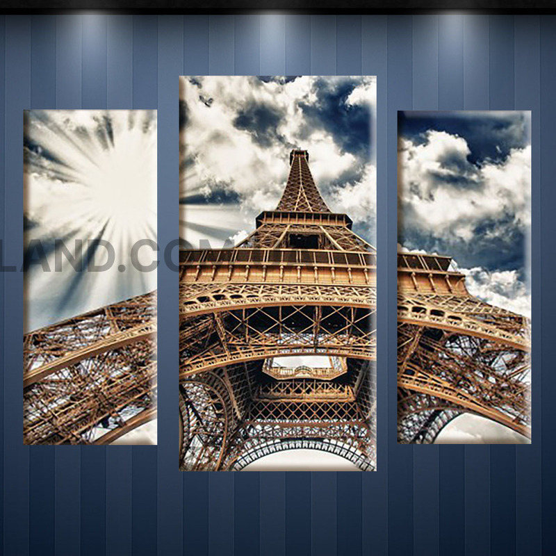 Париж - огни Эйфелевой башни Алмазная вышивка мозаика Белоснежка 002-ST-PS