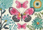 Набір для вишивання хрестиком Мрія метелика, 17.7x12.7 см