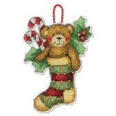 Набір для вишивки хрестиком Новорічне прикраса. Ведмідь, 8x11 см Dimensions ( США ) 1059463