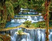 Картина по номерам Тропічний водоспад 40 х 50 см